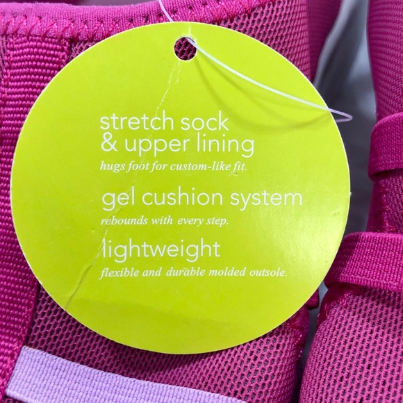 Women’s Easy Spirit e360 Pink & White Stretchy Sandals. Size 11 Wide. - Picture 9 of 10